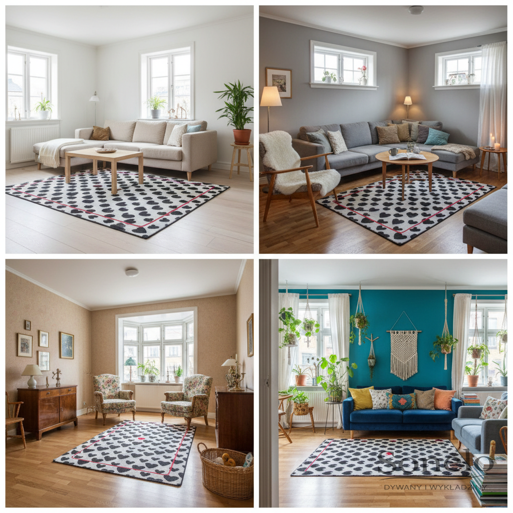 Dywany Sonelo w aranżacjach