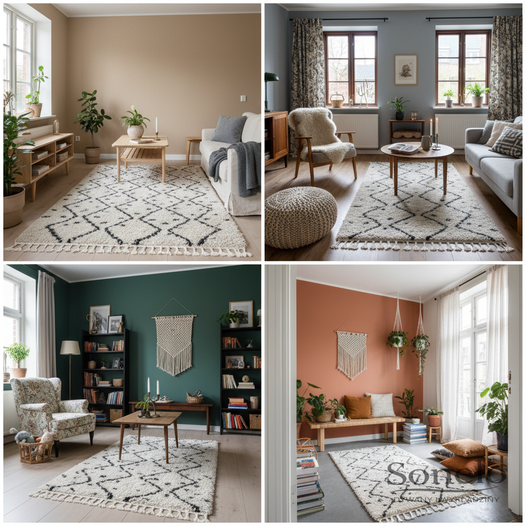 Dywany Sonelo w aranżacjach