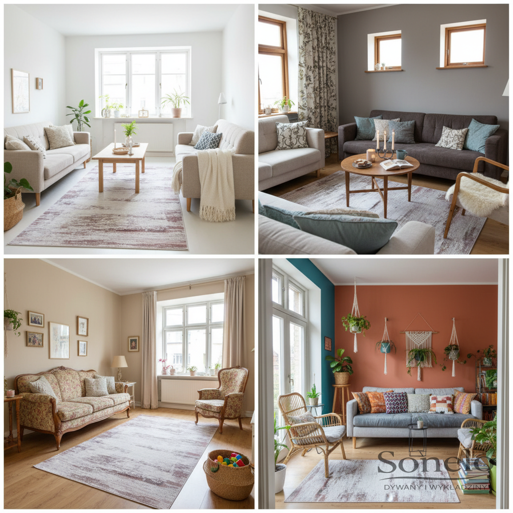 Dywany Sonelo w aranżacjach