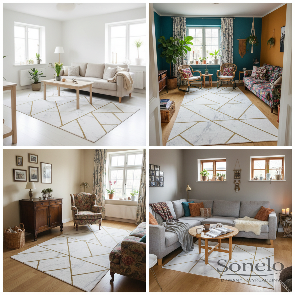 Dywany Sonelo w aranżacjach