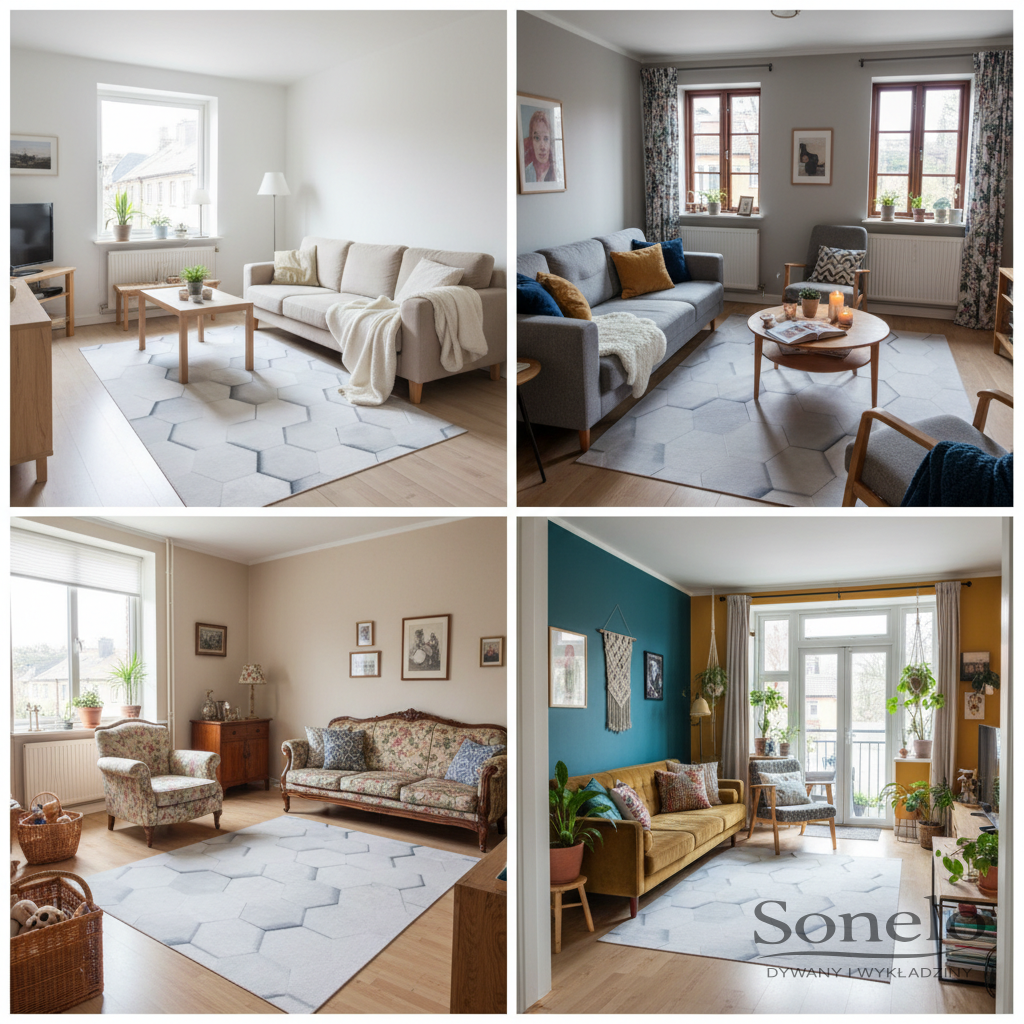 Dywany Sonelo w aranżacjach