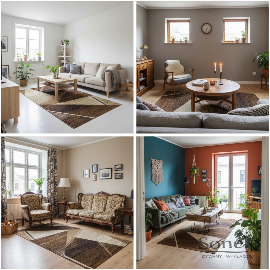 Dywany Sonelo w aranżacjach