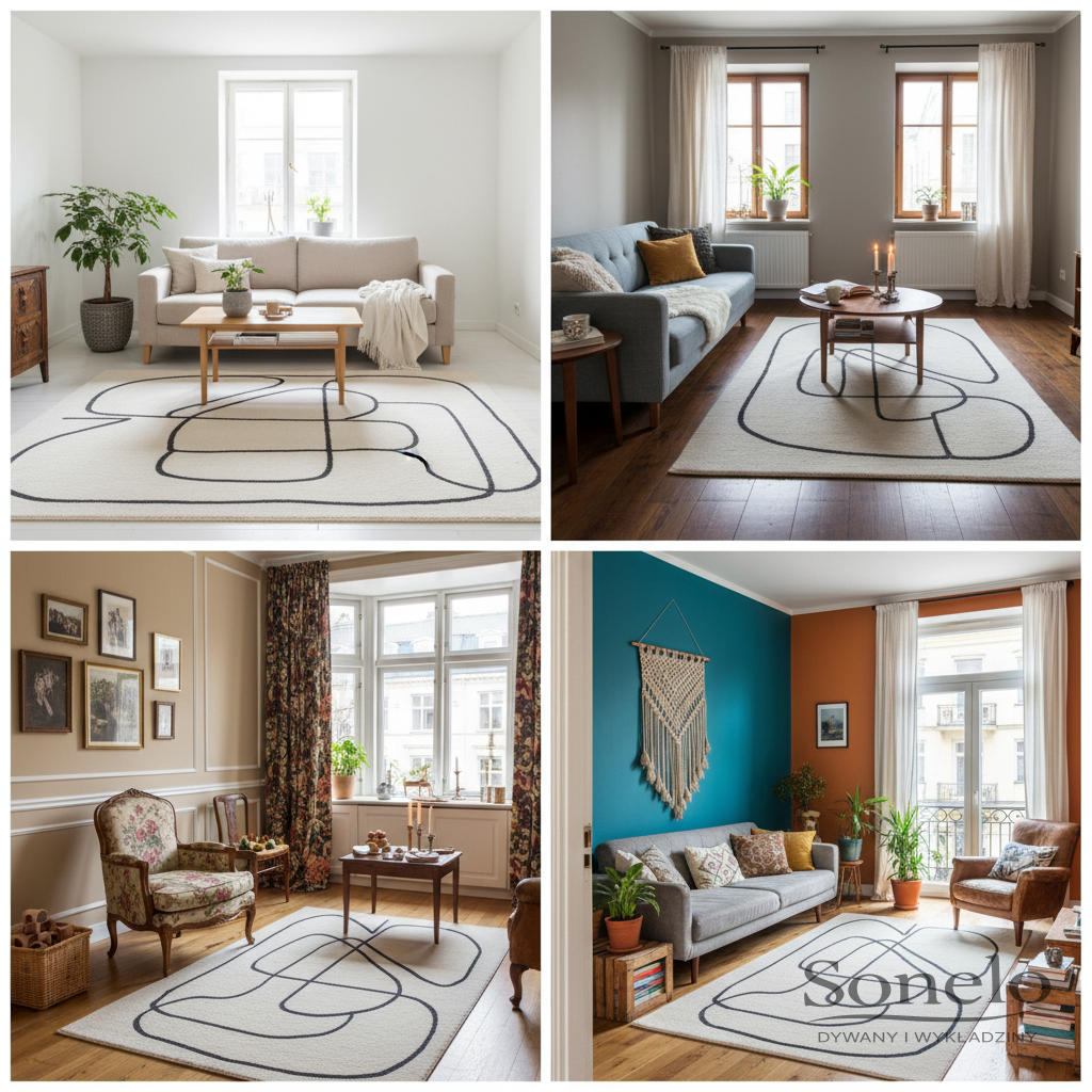 Dywany Sonelo w aranżacjach